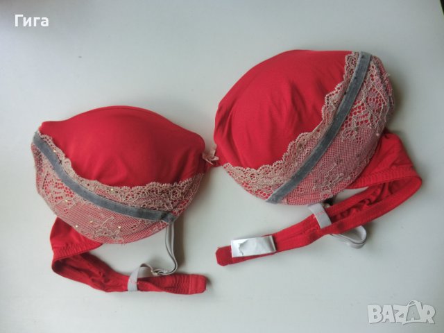 уголемяващ червен сутиен 85В, снимка 1