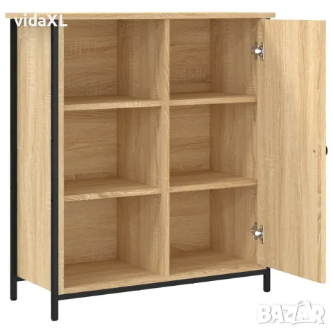 vidaXL Страничен шкаф, дъб сонома, 70x30x80 см, инженерно дърво, снимка 5 - Бюфети - 56148074
