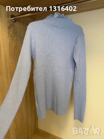 Ново рипс поло, размер S, снимка 3 - Блузи с дълъг ръкав и пуловери - 44400028