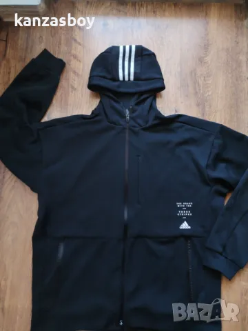 Adidas ID Hoodie - страхотно мъжко горнище КАТО НОВО Л, снимка 5 - Спортни дрехи, екипи - 49247821