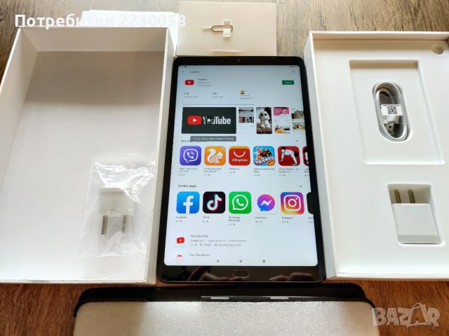 Таблет Xiaomi Mi Pad 4 Plus 4G (LTE) – 10.1 ‘ инча (Андроид 13) - перфектен, снимка 1 - Таблети - 38225327