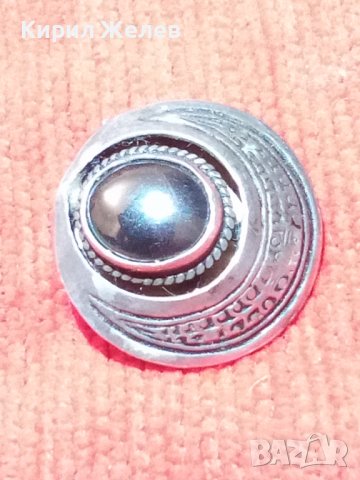 СТАРА СРЕБЪРНА ОРНАМЕНТИРАНА МАРКОВА КЛИПС АРТ ОБЕЦА СРЕБРО 925 с ЮВЕЛИРНО ПОЛИРАН ЧЕРЕН ОНИКС 27303, снимка 13 - Обеци - 36817833