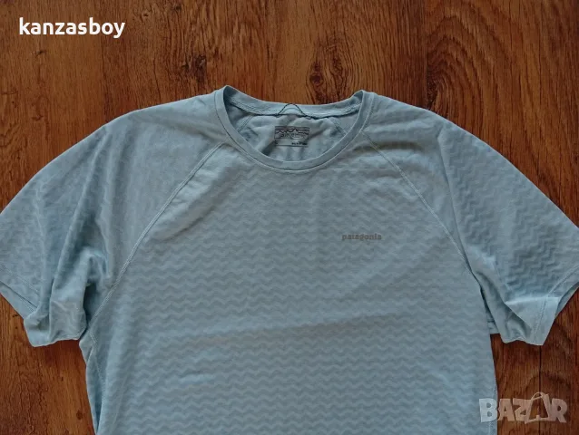 patagonia Men's Ridge Flow Shirt - страхотна мъжка тениска Л, снимка 2 - Тениски - 55709946