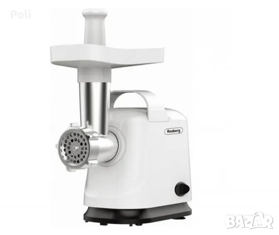 Месомелачка 800W с приставка за домати ниско ниво на шум бяла, снимка 2 - Месомелачки - 48198926