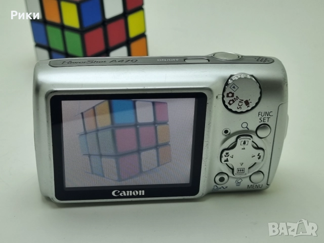 Canon PowerShot A470 Digital Camera 7.1MP 3.4x Optical Zoom, снимка 7 - Фотоапарати - 52941560