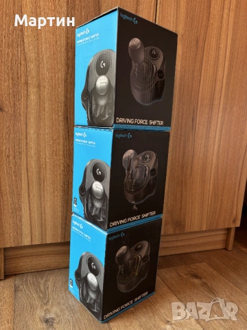 Скоростен лост Logitech driving force Shifter, снимка 5 - Джойстици и геймпадове - 53688907