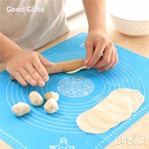Силиконова подложка за месене на тесто, снимка 2 - Аксесоари за кухня - 39738182