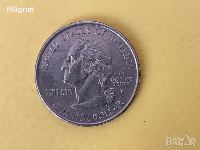 САЩ 25 цента 2000 г.(Р), Virginia., снимка 2 - Нумизматика и бонистика - 55725629