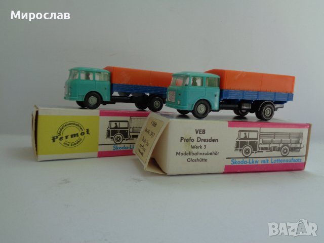 PERMOT  PREFO SKODA H0 1/87 ДЕТАЙЛЕН МОДЕЛ ИГРАЧКА КАМИОН КОЛИЧКА 