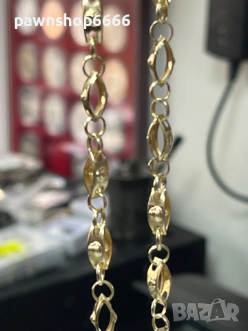 Златен синджир 14 карата 6,58 грама, снимка 6 - Колиета, медальони, синджири - 53602358