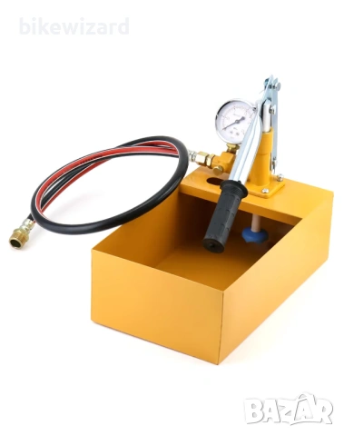 QWORK Ръчна помпа за изпитване на налягане за водопроводни тръби – 25 бара НОВА, снимка 4 - Други инструменти - 53434779