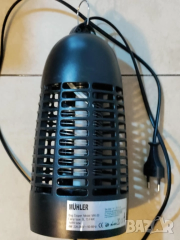 Инсектицидна лампа Muhler MIK-30, 4W, 20m2, снимка 3 - Други стоки за дома - 52659770