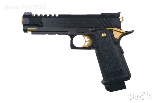 Еърсофт Пистолет TOKYO MARUI HI-CAPA 5.1 GOLD MATCH 6мм, снимка 5 - Въздушно оръжие - 42300943