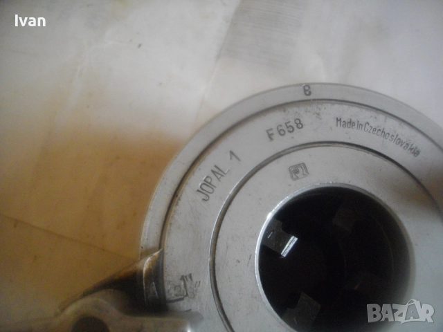 Чехословашка резбонарезна алуминиева винторезка JOPAL 1 до 1" плашка пафта винторез с ножове 1" цол, снимка 7 - Други инструменти - 52720695