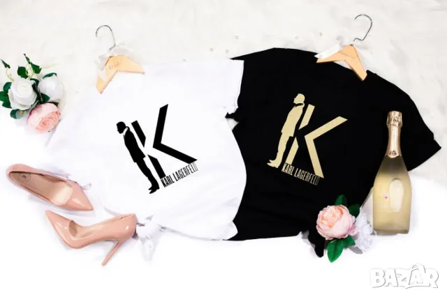 Karl Lagerfeld дамски тениски Различни дизайни , снимка 3 - Тениски - 49549829