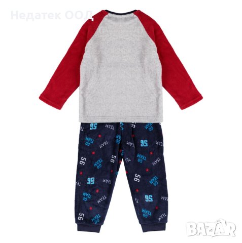 Зимна пижама за момчета, Футбол, Полар, 1 -2 г,  Многоцветна, снимка 3 - Бебешки пижами - 41734848