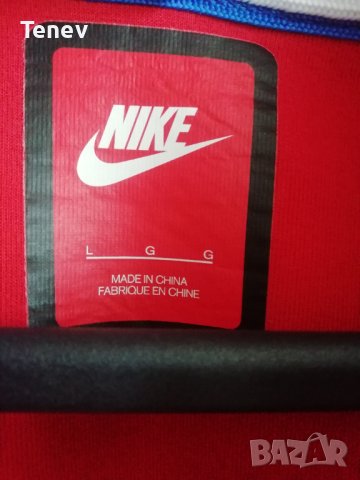 USA Nike Football Soccer оригинален суичър горнище САЩ L размер , снимка 5 - Спортни дрехи, екипи - 41628713