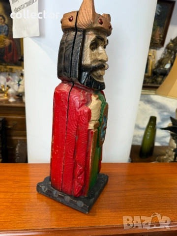 Дървена кутия за вино "ВИКИНГ".  №7398, снимка 4 - Антикварни и старинни предмети - 51894316