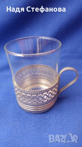 Руски тънкостенни стъклени топлоустойчиви чаши и подстакани за чай , снимка 5 - Чаши - 41720622