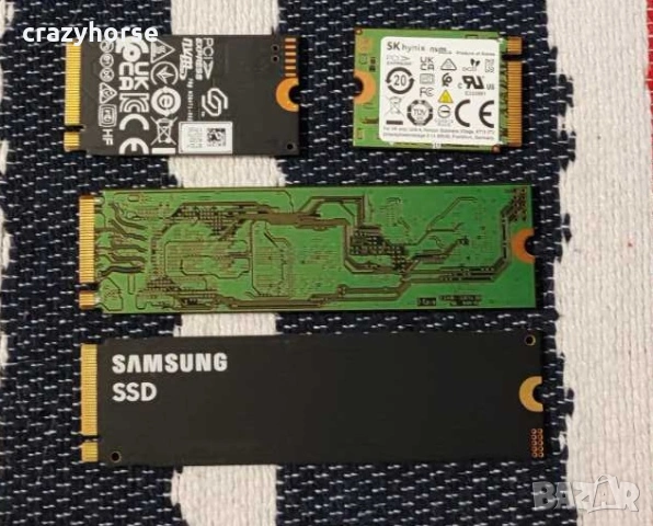 NVMe дискове 1TB Gen3 x4 и Gen4 x4 (Micron, Samsung, SK hynix, Solidigm), снимка 2 - Твърди дискове - 53259328