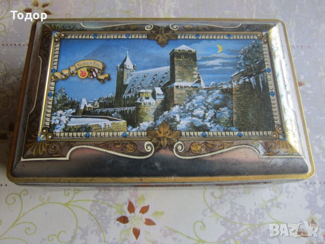 Уникална ламаринена тенекиена литографска кутия , снимка 7 - Колекции - 33946695