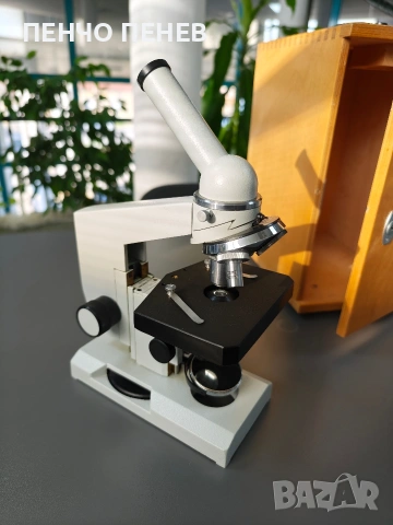 Лабораторен микроскоп ЛОМО Биолам, снимка 2 - Лаборатория - 53559174