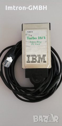 Адаптер за карта IBM Turbo 16/4 Token-Ring PCMCIA, снимка 2 - Друга електроника - 35754887