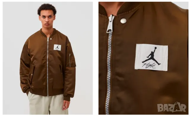 Двулицево  яке Bomber Air Jordan Statement Essentials размер Л, снимка 6 - Якета - 48214833
