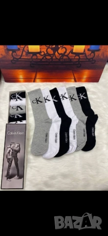 чорапи в кутия fendi calvin klein louis vuitton , снимка 16 - Дамски чорапи - 51442117
