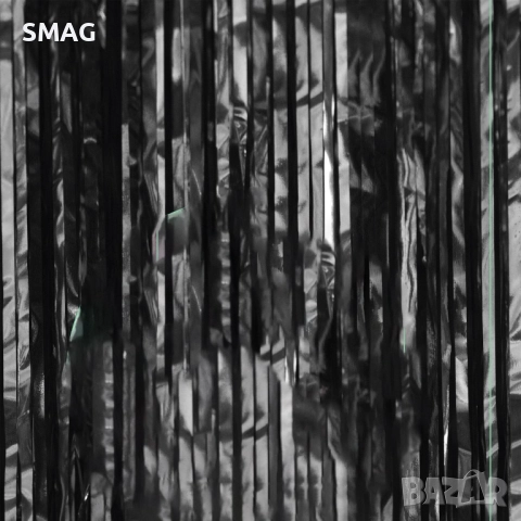 Halloween / Хелоуин декоративна парти завеса с ресни, черна, 1x2м_1232531, снимка 2 - Декорация за дома - 52028314