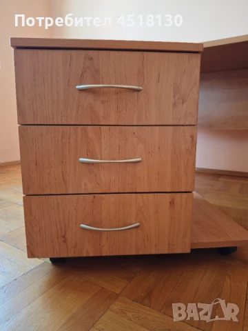 Бюро с подвижен модул за компютър/ученическо, снимка 7 - Бюра - 50512576