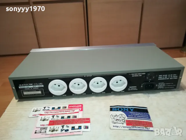 AKAI DT-100 AUDIO TIMER-MADE IN JAPAN-ВНОС SWISS LNWC1711240926, снимка 2 - Ресийвъри, усилватели, смесителни пултове - 47996675