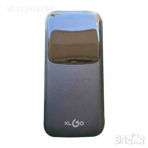 10 000 mAh Power Bank KLGO KP-83, с дисплей, с 4 вгр. кабела, снимка 2 - Друга електроника - 50144772