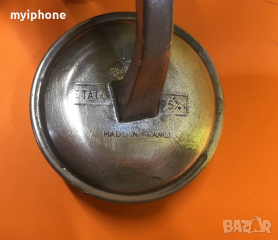 Старинен Френски Свещник Оргинален, снимка 3 - Антикварни и старинни предмети - 36225187