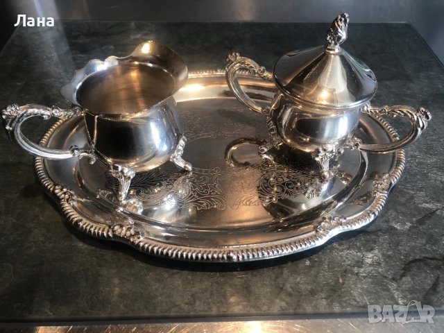 Ретро мельхиор трио и други, внос от Италия , снимка 3 - Декорация за дома - 41370415