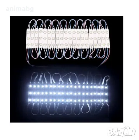ANIMABG Водоустойчива LED лента, DC12V, IP67, Студено бяла светлина
