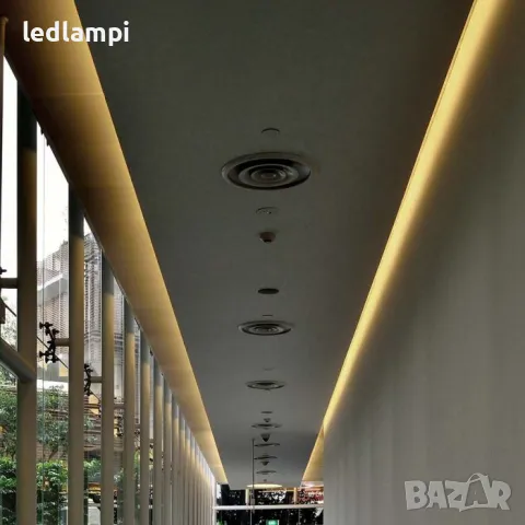 LED лента COB 220V IP65 286LED Студено Бяла Светлина 5m/ролка, снимка 6 - Лед осветление - 48281344