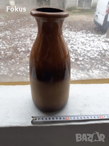 Прекрасна немска ваза керамика - Scheurich - Ceramik, снимка 6 - Антикварни и старинни предмети - 53503819