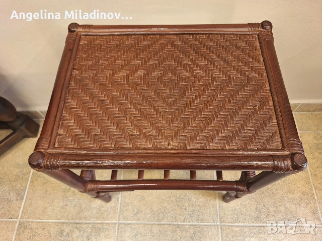Етажерки и масичка от ратан, снимка 13 - Етажерки - 53825511