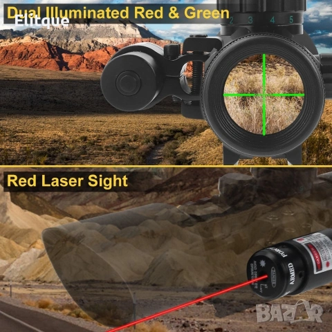 Оптика с лазер, снимка 2 - Оборудване и аксесоари за оръжия - 53106933