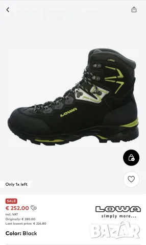 Туристически обувки LOWA TICAM || GORE-TEX. Номер 43.5, снимка 4 - Други - 55878604