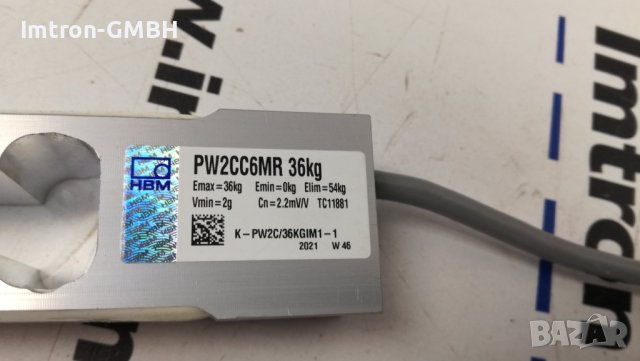 ТЕНЗОДАТЧИК C6 High precision 36KG PW2CC6MR beam load cell Original HBM, снимка 2 - Друга електроника - 41466103