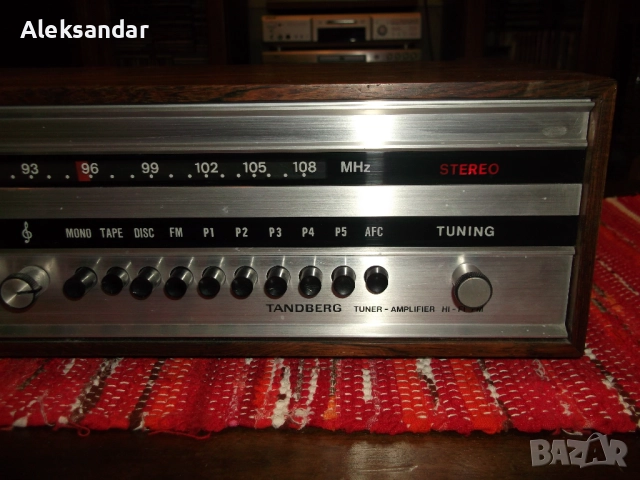 Продавам ресивър Tandberg tuner-amplifer hifi FM, снимка 4 - Ресийвъри, усилватели, смесителни пултове - 42600651
