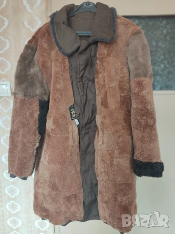 Шуба естествена кожа НОВА българска, качествена! Може да се ползва и като шуба за кукери Зимни екипи, снимка 3 - Палта - 51953481