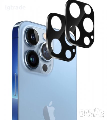 2бр. протектори за камера за iPhone 13 Pro / 13 Pro Max, снимка 1 - Фолия, протектори - 39410132