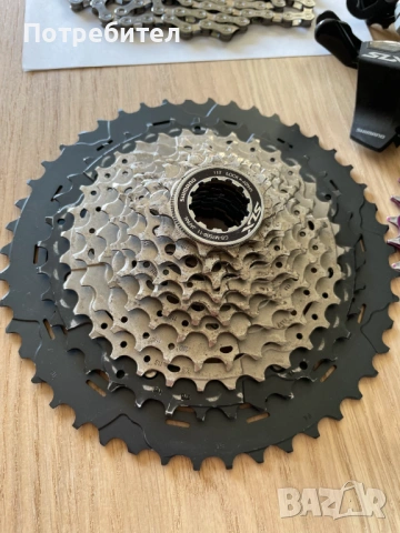 Комплект Shimano Deore XT-SLX, Race Face 11ск цял групсет-монтаж, снимка 12 - Части за велосипеди - 53133094