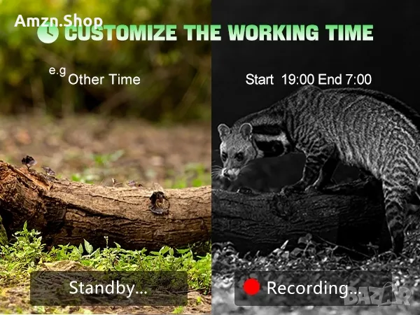 Камера за следи, WiFi Bluetooth с приложение, 48MP 1080P камера за лов , наблюдение на животни, снимка 8 - Екипировка - 50038518