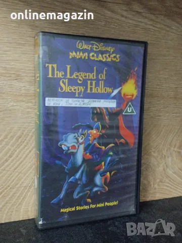 (ВИДЕО) Видеокасета " Легендата за Слийпи Холоу " VHS