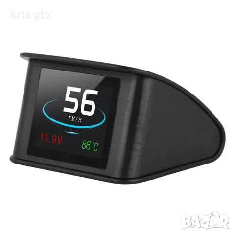универсален HUD дисплей 2,6 инч OBDII, 8 режима на показване температура на водата