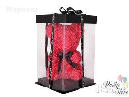 Мече от перли - Подърък за Вс. Валентин